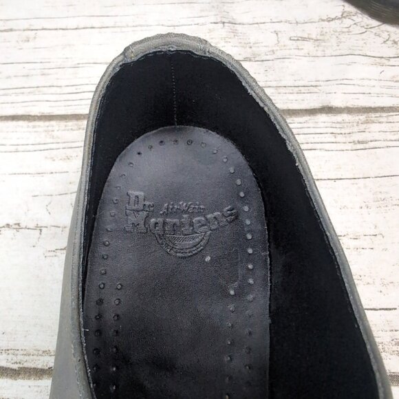 Dr Martens Light Grey Oxford Lace Up Shoes Men Size 9 Women Size 10 main image 5